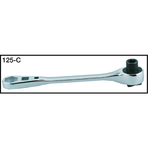125-C  Ratchet Wrench with 1/4" square drive