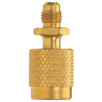 23-C  1/4" SAE Flare Straight Shut Off Coupler