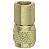 Brass Straight Adapter 1\8" Female pipe to 1\4" Female SAE