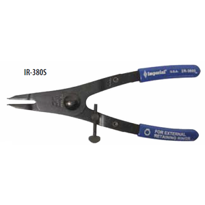 IR-470S Retaining Ring Pliers - Industrial Non Convertible with Cushion Grip, Spring & Stop