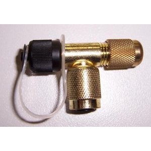 Brass "T" Connector with 1/4" Flare fittings