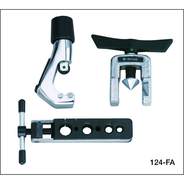 124-FA: 45° Flaring Tool Kit with 500-FC Rol-Air™ & TC-1000 Tube Cutter