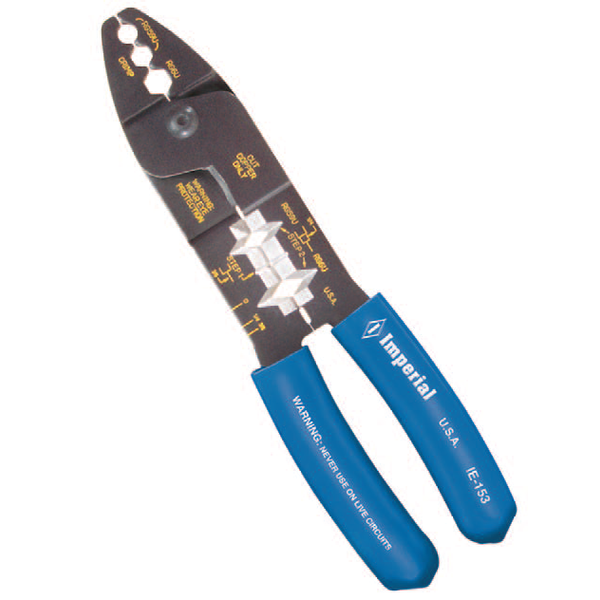 IE-153 Coax Cable Tool - Cut, Strip & Crimp