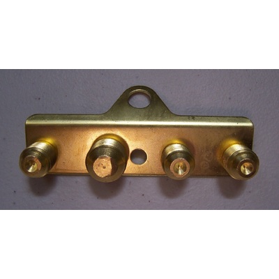 S10000697  Closure bracket for hoses with 3 x 1/4" & 1 x 3/8" flare connections. 